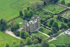 Prints of Hardwick Hall, a late 16th century country house, Derbyshire, 2025 Aerial Views of England - Landscapes, Cities and Heritage from Above: Hardwick Hall Print, Late 16th Century Country House Image