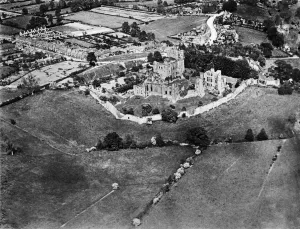 Aerofilms Collection (1919-2006) Prints: Kenilworth Castle Aerial Print, 1920