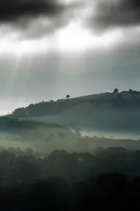 Prints of Cissbury Ring, Findon, South Downs, West Sussex. View towards the Iron Age hill fort. List entry Number: 1015817 Monuments And Memorial Prints: Cissbury Ring Print: Iron Age Hill Fort View
