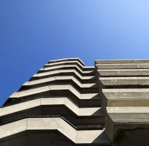 Prints of Trinity Square Car Park, Gateshead, Tyne and Wear. The Get Carter Car Park Brutalist Architecture Prints: Trinity Square Car Park Print, DP059888