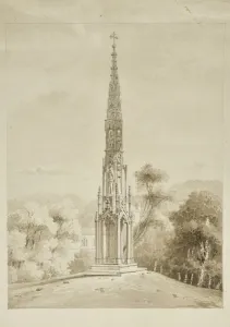 Bristol City Landmarks Prints: Bristol High Cross CGH01_02_01_007