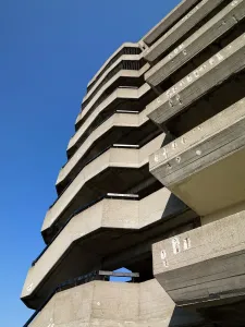 Prints of Trinity Square Car Park, Gateshead, Tyne and Wear. The Get Carter Car Park Brutalist Architecture Prints: Trinity Square Car Park Print, DP059892