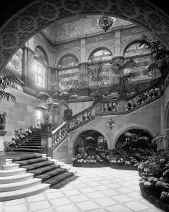 Victorian Architecture - Buildings, Streets and Landmarks: Entrance Hall Print, Sheffield Town Hall