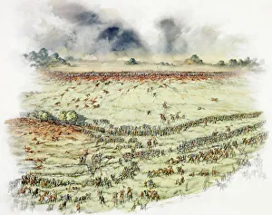 Heritage/reconstructing past anglo saxon illustrations/battle hastings j000016 Heritage/reconstructing past anglo saxon illustrations/battle hastings j000016