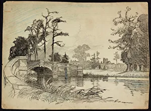 Fine art/illustrations engravings c g harper illustrations/cranford park bridge cgh01 01 0075 Fine art/illustrations engravings c g harper illustrations/cranford park bridge cgh01 01 0075