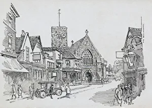 Fine art/illustrations engravings c g harper illustrations/dartford high street cgh01 01 0628 Fine art/illustrations engravings c g harper illustrations/dartford high street cgh01 01 0628