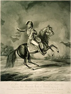 Duke of Wellington at the Battle of Waterloo J050174 Duke of Wellington at the Battle of Waterloo J050174
