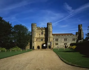 Battle Of Hastings Prints: Battle Abbey Print: South East View of Great Gatehouse and Courthouse