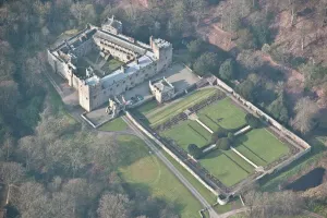 Prints of Naworth Castle, Brampton, Cumbria. With 13th century origins the medieval fabric of Naworth has gradually evolved as the seat of the Earls of Carlisle Castle Prints: Naworth Castle Print: 13th Century Origins in Cumbria