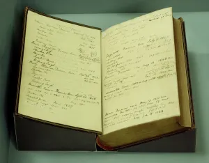 Print of Charles Darwin's Family Bible Record