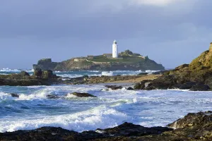 Godrevy Lighthouse Print, Cornwall