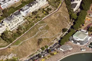 Torquay Print: Terraced Walk at Royal Terrace Gardens