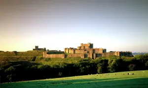 Prints of DOVER CASTLE, Kent. View from the North East Kent Prints: Dover Castle Print, Kent View from the North East