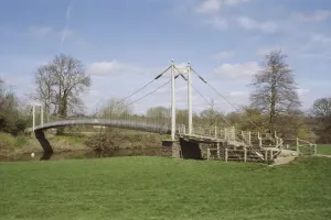 Historic Bridges UK Prints: Suspension Bridge