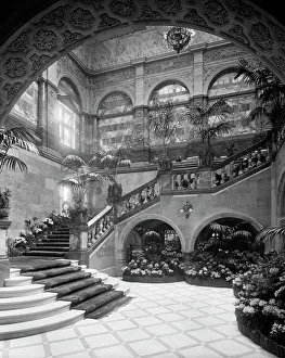 Architecture/victorian architecture/entrance hall sheffield town hall bl13722 Architecture/victorian architecture/entrance hall sheffield town hall bl13722