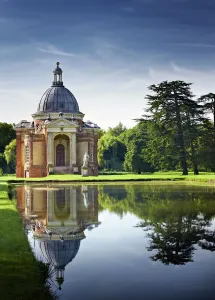 Print of Long Water and Archer Pavilion, Wrest Park Gardens