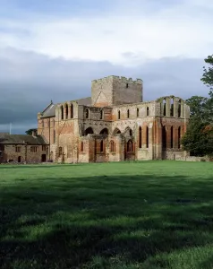 Cumberland Prints: Lanercost Priory Print: South East View of the Church