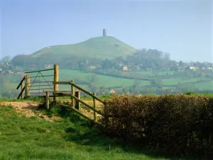 Glastonbury Tor Print: North-facing View