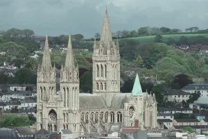 South West England Landmarks Prints: Truro Cathedral