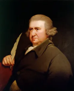 Prints of DOWN HOUSE, Kent. Erasmus Darwin, grandfather of Charles Darwin by WRIGHT OF DERBY, Joseph (1734-97) Derbyshire Prints: Print of Erasmus Darwin at Down House