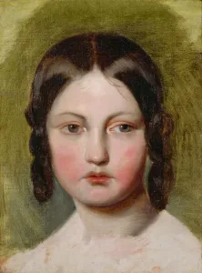 Prints of KENWOOD HOUSE, THE IVEAGH BEQUEST, London. Portrait of a Young Girl by Friedrich VON AMERLING (1803-87). After treatment Museum Prints: Print of a Young Girl in Portrait, after Friedrich Von Amerling