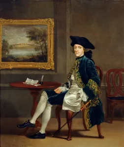 Prints of MARBLE HILL HOUSE, Twickenham, Richmond, Middlesex. Portrait of John Conyers c.1747 by Francis HAYMAN (1708-1776) Middlesex Prints: Print of John Conyers in a marble bust format