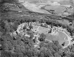 Prints of Dudley Castle, West Midlands. Aerial view by Aeropictorial. Aerofilms Collection. June 1939 West Midlands Prints: Dudley Castle Aerial Print, 1939