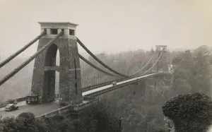 Isambard Kingdom Brunel Prints: Print of Clifton Suspension Bridge viewed from the north