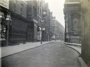 Photos Of Edwardian England Prints: Print of the Strand in London, looking north-east towards Holywell Street