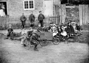 Photos Of Edwardian England Prints: Go-Karting Print, October 1901