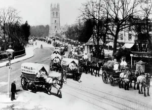 Photos Of Edwardian England Prints: May Day Procession Print, Oxford 1912