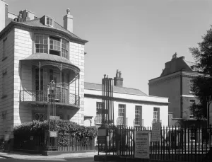 Prints of No 1 Dixas Field, Exeter, Devon, 1942. Pre-bomb damage. Photographed by Margaret Tomlinson (1905-'77) for the National Buildings Record. Silver gelatin glass plate negative Historic Images 1920s To 1940s Prints: Print of No 1 Dixs Field, Exeter