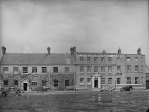 Prints of TUESDAY MARKET PLACE, KINGS LYNN, NORFOLK. A view looking west across Tuesday Market Place towards numbers 18 and 19 Historic Photos of England - People, Places and Everyday Life: Tuesday Market Place Print, Kings Lynn, Norfolk 1942