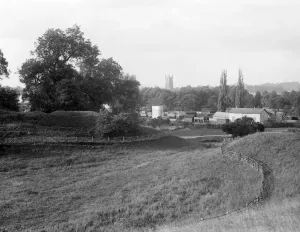 Print of The Bull Ring, Cirencester Roman Amphitheatre