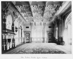 The Victorian Age Prints: Print of the Indian Durbar Room at Osborne House
