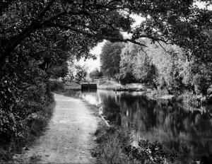 Print of Sonning Lock on the River Thames, Berkshire