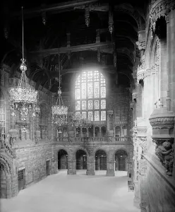 Print of the Great Hall at Victoria Law Courts, Birmingham
