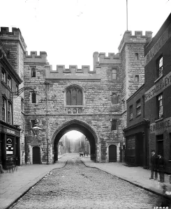 Print of St John's Gate north elevation, Clerkenwell