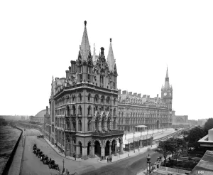 The Victorian Age Prints: St Pancras Hotel Print, 1868-74
