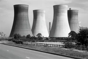 West Burton A Power Station Cooling Towers Print
