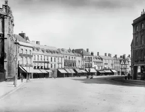 Cirencester Market Place Print, 1883