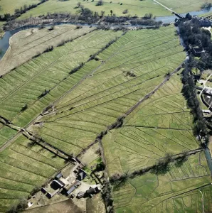 Watermeadows Print: Lower Farm, Britford, Wiltshire