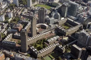 Prints of The Barbican, City of London, Greater London Authority, 2021 Brutalist Architecture Prints: The Barbican Print, a photograph of the London landmark