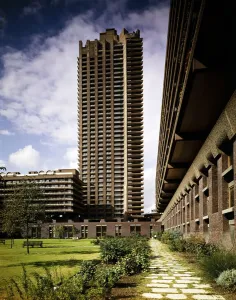 Lauderdale Tower Print, Barbican Development Site