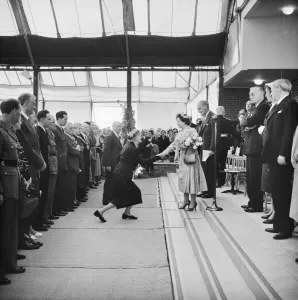 The Queen Mother Prints: Coryton Refinery Opening Print, May 1954