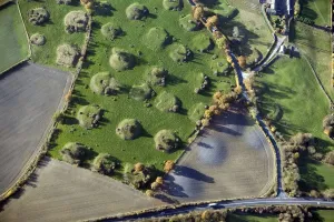 Print of Iron Ore Mining Spoil Heaps at Bentley Grange
