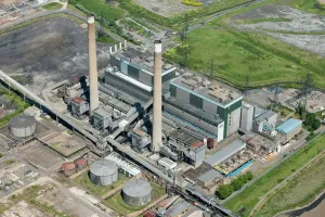 Prints of Tilbury B Power Station, Essex. Coal-fired power station built in 1961. In 2011 an attempt was made to convert to biomass but the power station has since been decommissioned. Photographed in May 2015 Essex Prints: Tilbury Power Station Print, a photograph of the decommissioned coal-fired power station in Essex