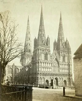 Related Images Collection: Lichfield Cathedral OP08956