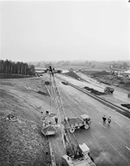 Industry/engineering construction building motorways m6 motorway/m6 construction jlp01 08 064257 Industry/engineering construction building motorways m6 motorway/m6 construction jlp01 08 064257