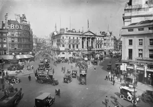 Victorian Era Transportation Prints: Piccadilly Circus WES01_01_09